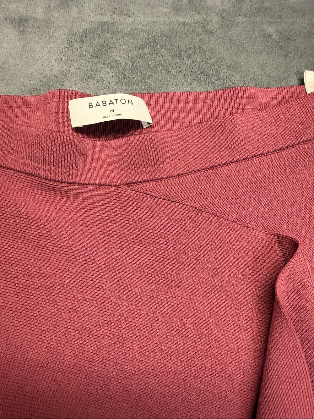 Babaton Pamella Plum Midi Skirt with Flutter - Picture 7 of 9